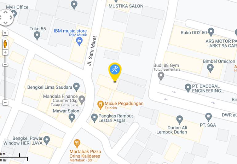 Peta ke toko EraBlue di  Jalan Satu Maret, RT 005, RW 002, Kelurahan Pegadungan, Kecamatan Kalideres, Kota Jakarta Barat, Provinsi DKI Jakarta