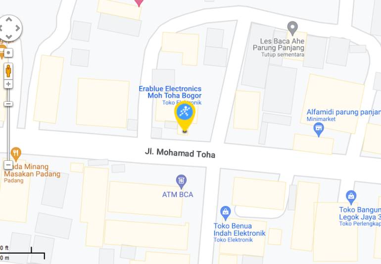Peta ke toko EraBlue di  Jalan Mohamad Toha No. 3, terletak di Desa Parungpanjang, Kecamatan Parungpanjang, Kabupaten Bogor, Jawa Barat