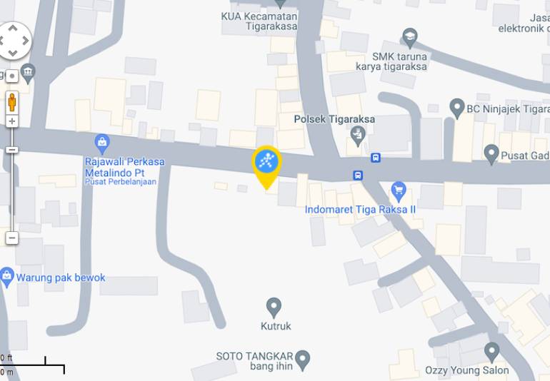 Peta ke toko EraBlue di  JI. Syeh Mubarok, RT 005, RW 002, Kel/Desa Tiga Raksa, Kecamatan Tigaraksa, Kabupaten Tangerang, Provinsi Banten