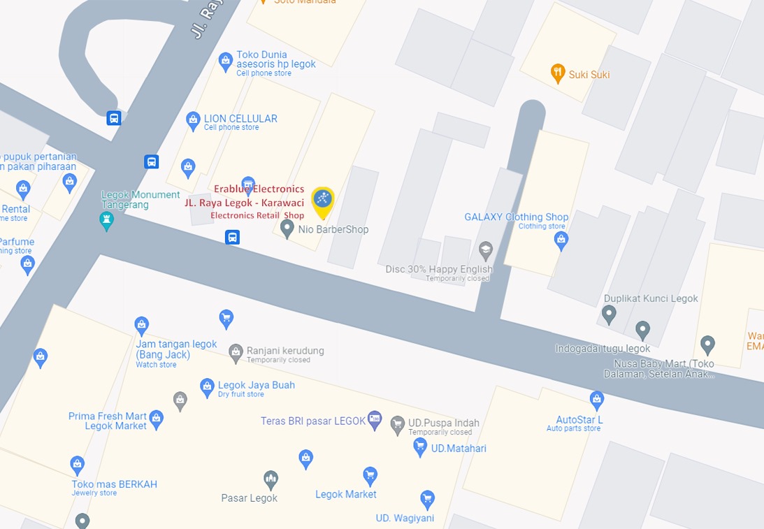 Peta ke toko EraBlue di  JL. Karawaci, RT 003, RW 002, terletak di Desa Babakan, Kecamatan Legok, Kabupaten Tangerang, Provinsi Baten