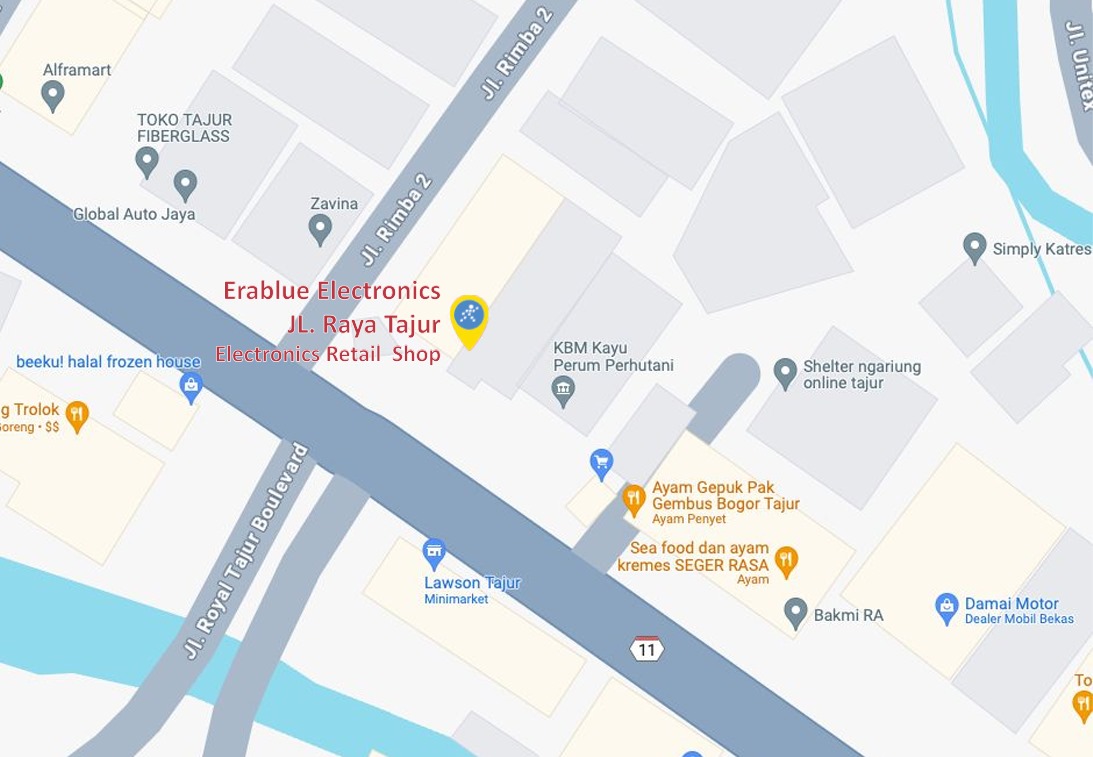 Peta ke toko EraBlue di  Jl. Raya Tajur No 173, Kecamatan Bogor Timur, Kota Bogor, Propinsi Jawa Barat