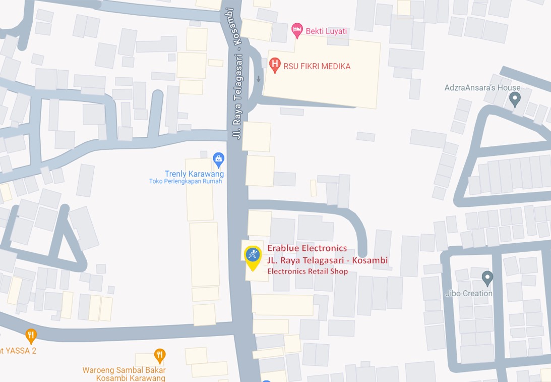 Peta ke toko EraBlue di  Jl. Raya Telagasari - Kosambi, Belendung, Kec. Klari, Karawang, Jawa Barat