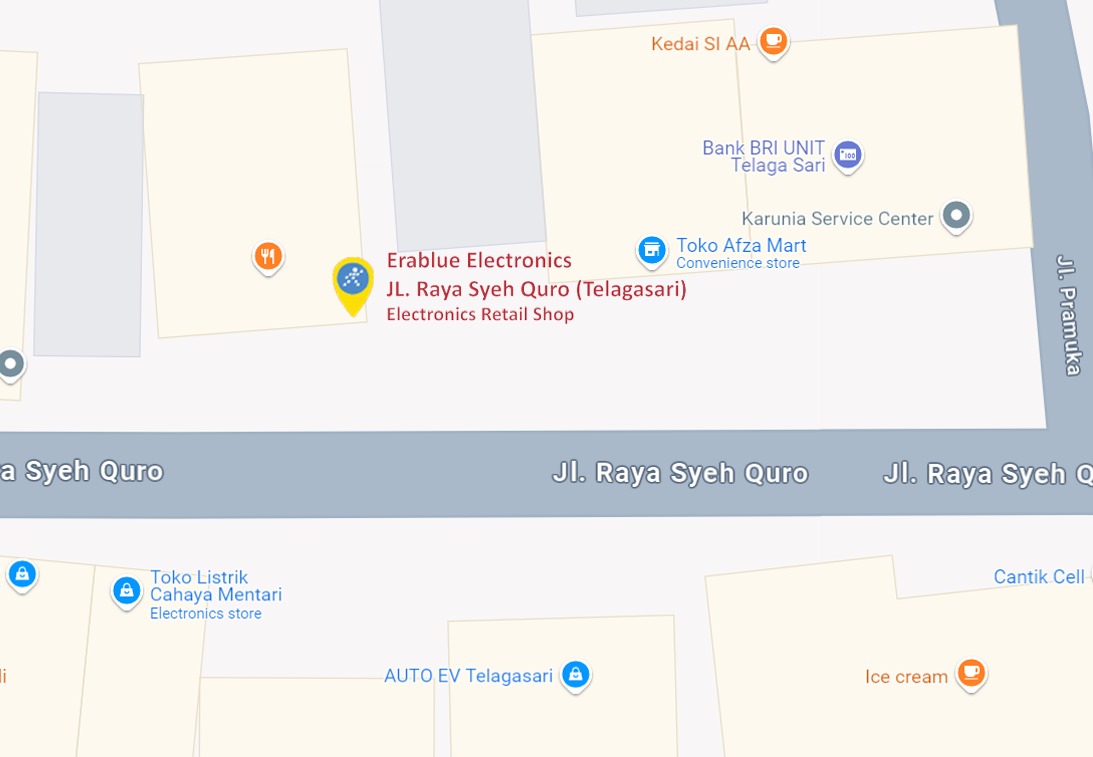 Peta ke toko EraBlue di  Jalan Raya Syeh Quro, RT 006, RW 005, terletak di Kel/Desa Telagasari, Kecamatan Telagasari, Kabupaten Karawang, Provinsi Jawa Barat