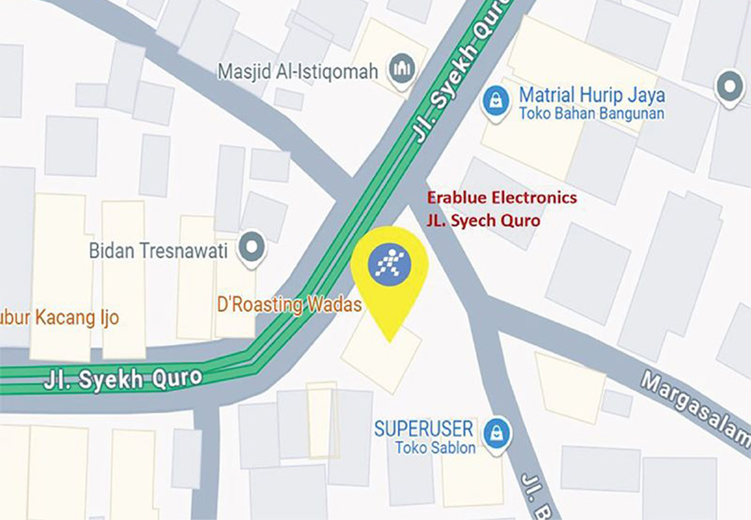 Peta ke toko EraBlue di  Jalan Syech Quro, Kampung Krajan, RT 008, RW 003, terletak di Kel/Desa Lemahabang, Kecamatan Lemahabang, Kabupaten Karawang, Provinsi Jawa Barat.