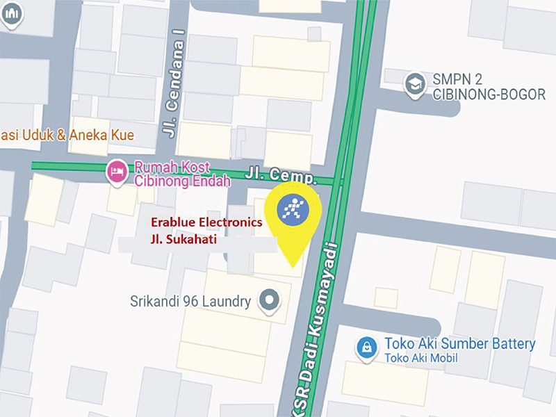 Peta ke toko EraBlue di  Jalan Raya Sukahati No. 7, RT 001, RW 008, terletak di Kel/Desa Sukahati, Kecamatan Cibinong, Kabupaten Bogor, Provinsi Jawa Barat